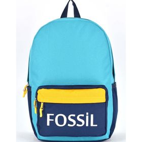 Fossil 9504 Turkuaz Unisex Çok Gözlü Günlük Seyahat Okul Sırt Çantası