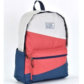 Fossil 9507 Gri Unisex Çok Gözlü Günlük Seyahat Okul Sırt Çantası