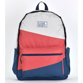 Fossil 9507 Gri Unisex Çok Gözlü Günlük Seyahat Okul Sırt Çantası