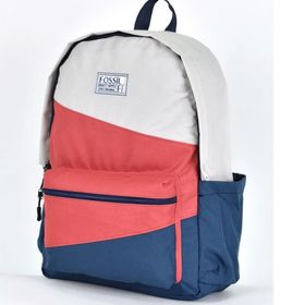 Fossil 9507 Gri Unisex Çok Gözlü Günlük Seyahat Okul Sırt Çantası