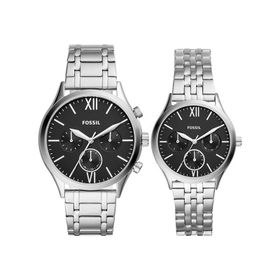 Fossil FBQ2469SET Kadın Kol Saati ve Erkek Kol Saati