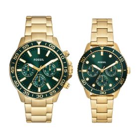 Fossil FBQ2754SET Erkek Kol Saati ve Kadın Kol Saati