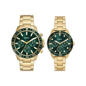Fossil FBQ2754SET Erkek Kol Saati ve Kadın Kol Saati