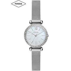Fossil FBQ3896 Hasır Kordon Taslı Kadın Kol Saati