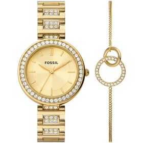 Fossil FBQ3903SET Kadın Kol Saati ve Bileklik Seti
