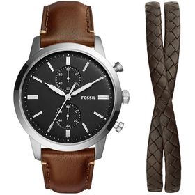 Fossil FFS5967SET Erkek Kol Saati ve Bileklik Seti