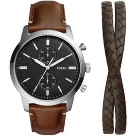 Fossil FFS5967SET Erkek Kol Saati ve Bileklik Seti