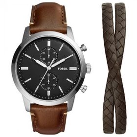 Fossil FFS5967SET Erkek Kol Saati ve Bileklik Seti