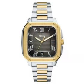 Fossil FFS6123 Altın Metalik Gri Erkek Kol Saati