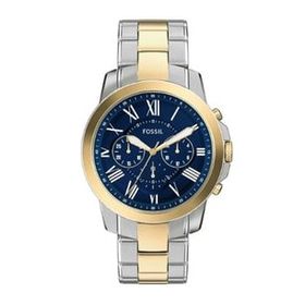 Fossil FFS6132 Altın Metalik Gri Erkek Kol Saati