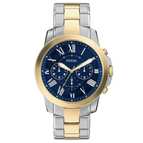 Fossil FFS6132 Altın Metalik Gri Erkek Kol Saati