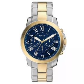 Fossil FFS6132 Altın Metalik Gri Erkek Kol Saati