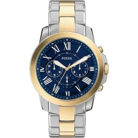 Fossil FFS6132 Altın Metalik Gri Erkek Kol Saati