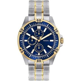Fossil FFS6146 Altın Metalik Gri Erkek Kol Saati
