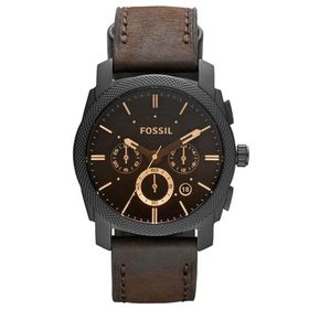 Fossil FS4656 Kahverengi Analog Deri Kayış Spor Erkek Kol Saati
