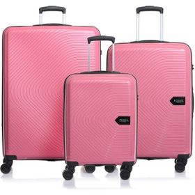 Fossil FSVLZYPP1138-SET Unisex 3'lü Set Gül Kurusu Bavul