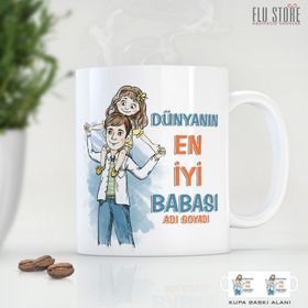 Fotografyabaskı Babalar Günü Beyaz Kupa