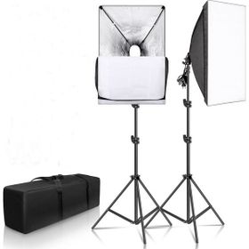 Fototek 50x70 Softbox 2 Sürekli Işık Seti Strobist Set Taşıma Çantalı