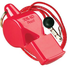 Fox 40 9703-0108 Kırmızı Pearl Düdük + Düdük İpi