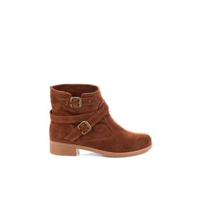 Fox Shoes A726191002 Taba Süet Kadın Bot