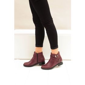 Fox Shoes A726193409 Bordo Kadın Bot