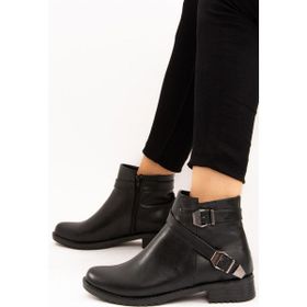 Fox Shoes A726193409 Siyah Kadın Bot