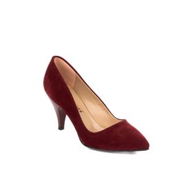 Fox Shoes A922151102 Bordo Kadın Topuklu Ayakkabı