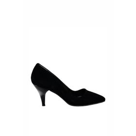 Fox Shoes A922151102 Siyah Siyah Kadın Topuklu Ayakkabı