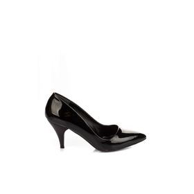 Fox Shoes A922151108 Siyah Rugan Kadın Ayakkabı