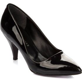 Fox Shoes A922151108 Siyah Rugan Kadın Ayakkabı