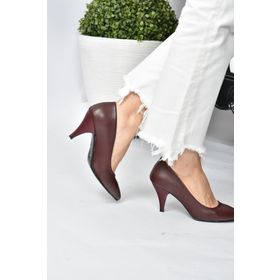 Fox Shoes A922151109 Bordo Kadın Topuklu Ayakkabı