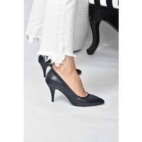 Fox Shoes A922151109 Lacivert Kadın Topuklu Ayakkabı