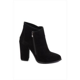 Fox Shoes A922640802 Siyah Süet Kadın Bot