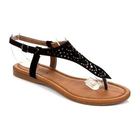 Fox Shoes B548392002 Siyah Kadın Sandalet