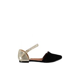 Fox Shoes B726024402 Siyah-Dore Babet