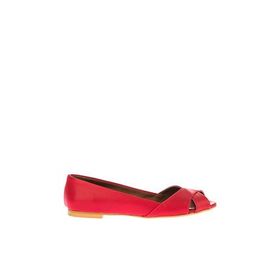 Fox Shoes B726109909 Kırmızı Kadın Babet