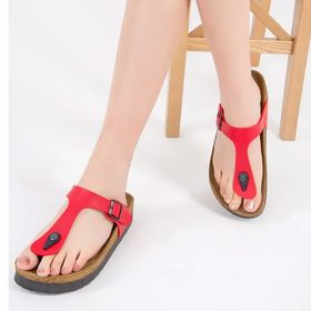 Fox Shoes B777731009 Kırmızı Kadın Terlik