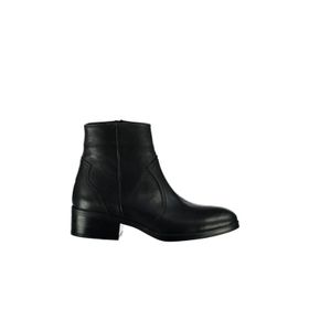 Fox Shoes C667015103 Siyah Deri Kadın Bot