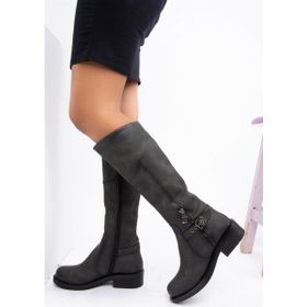Fox Shoes C674270109 Gri Kadın Çizme