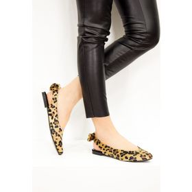 Fox Shoes D726495302 Leopar Kadın Babet