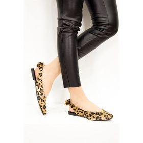 Fox Shoes D726495302 Leopar Kadın Babet