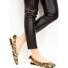 Fox Shoes D726495302 Leopar Kadın Babet