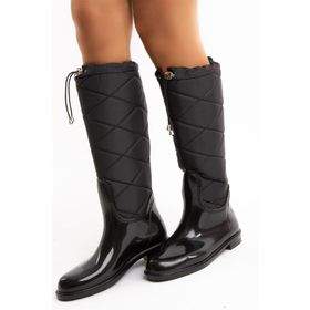 Fox Shoes E476051504 Siyah Kadın Çizme