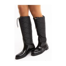 Fox Shoes E476051504 Siyah Kadın Çizme