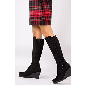 Fox Shoes E674220202 Siyah Kadın Çizme