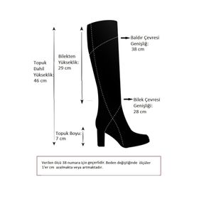 Fox Shoes E674250009 Taba Kadın Çizme