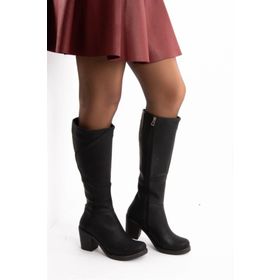 Fox Shoes E674250509 Siyah Kadın Çizme