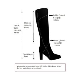 Fox Shoes E674270509 Vizon Kadın Çizme