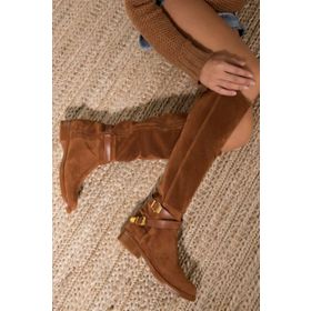 Fox Shoes E726203402 Taba Kadın Çizme