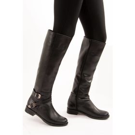 Fox Shoes E726203409 Siyah Kadın Çizme